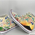 (Supershoes Pair #7153) - Super Poppy
